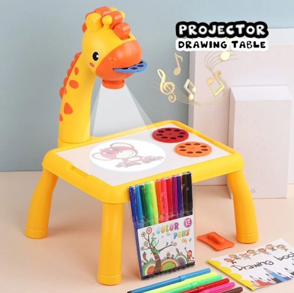 Mini Art Drawing Board Leds Projector Light Toy