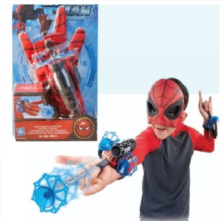 Spider Shooter Toy for Kids | Amazing Spiderman Web Dart Launcher with or without Gloves | Fun Role-Play Costume Shooter Set A1