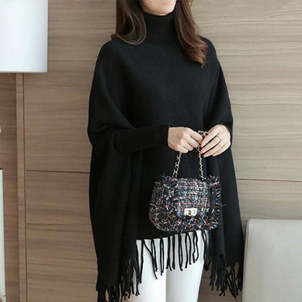 Winter Fleece Poncho for Women | Warm Soft Poncho Cape Shawl h1