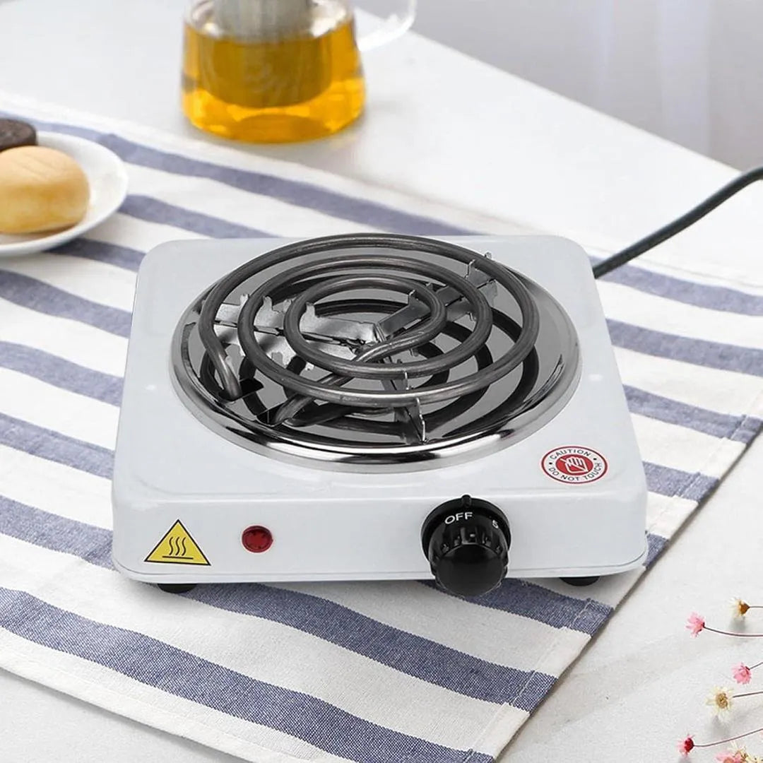 Electric Stove Hot Plate | Stainless Steel Single Burner Cooker | Energy-Efficient Cooking Appliance