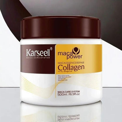 Nourishing Hair Mask 2-Pcs Set | Keratin & Collagen Treatment 500ml | For All Hair Types | Repair & Shine