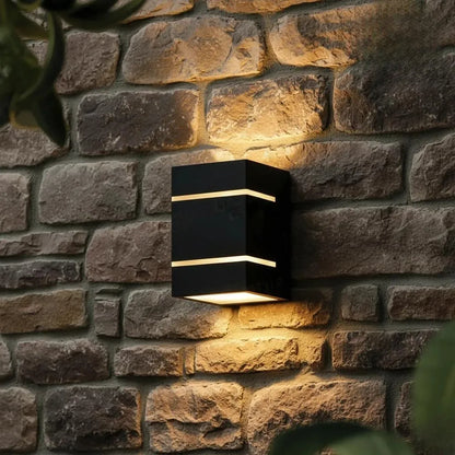 Wooden MDF Wall Lamp Light | Dark Brown Golden Light | Medium Size Wall Décor Lamp for Room