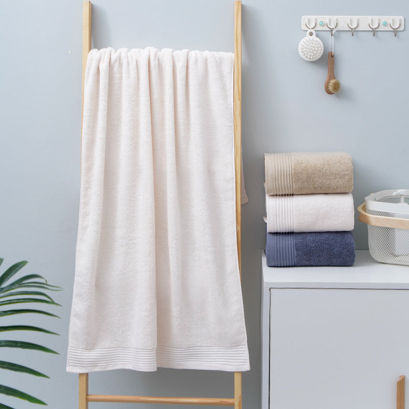 Pure Cotton Bath Towel 70x140cm | Extra Large Thickened Super Soft | Highly Absorbent Adult Towel