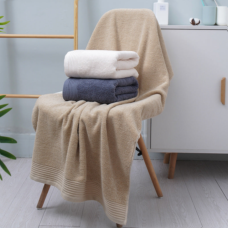 Pure Cotton Bath Towel 70x140cm | Extra Large Thickened Super Soft | Highly Absorbent Adult Towel