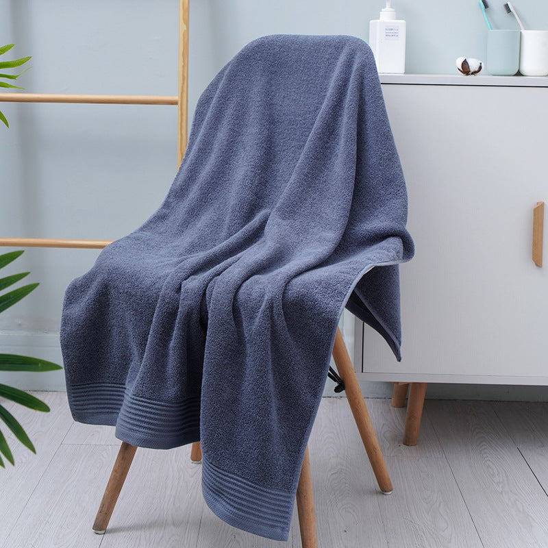 Pure Cotton Bath Towel 70x140cm | Extra Large Thickened Super Soft | Highly Absorbent Adult Towel