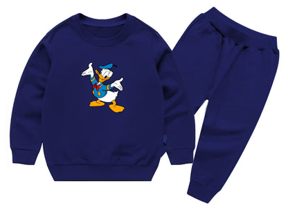 Kids Winter Tracksuit – Warm Fleece Suit for Boys & Girls | Cozy Sweatshirt & Trouser Set | Stylish Winter Outfit (XL h1