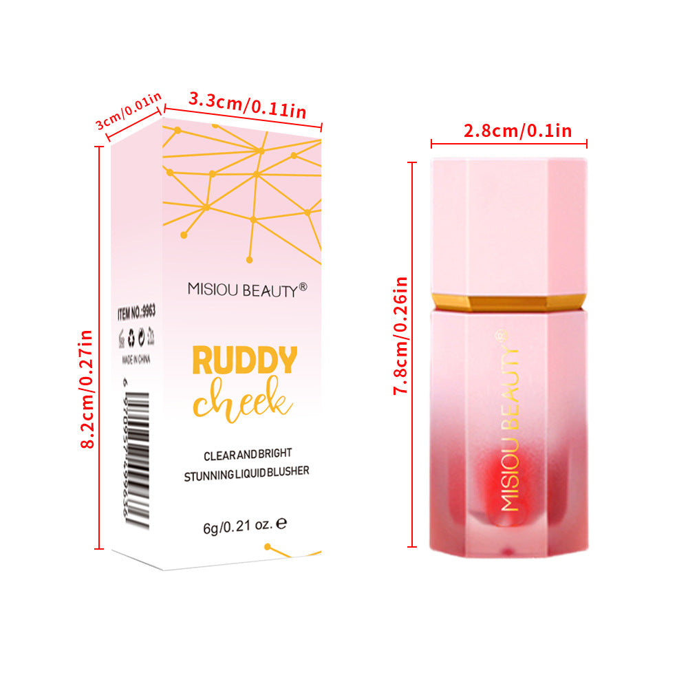 Liquid Blush Stick | Waterproof Long-Lasting Rosy Plumping | Natural Contouring Brightening Makeup
