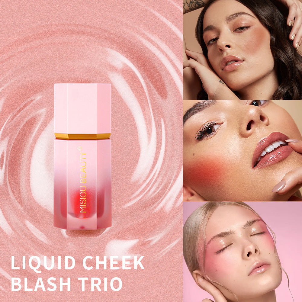 Liquid Blush Stick | Waterproof Long-Lasting Rosy Plumping | Natural Contouring Brightening Makeup