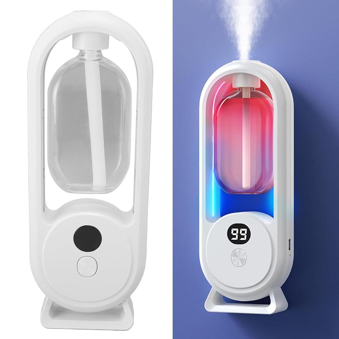 Air Humidifier White | ABS Plastic Cool Mist Diffuser | Room Humidifier for Bedroom Home Office