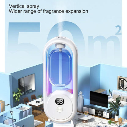 Air Humidifier White | ABS Plastic Cool Mist Diffuser | Room Humidifier for Bedroom Home Office