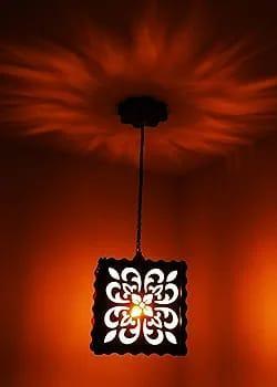 Wooden Ceiling Lamp | Modern Pendant Light | Natural Wood Hanging Light for Home Bedroom Living Room