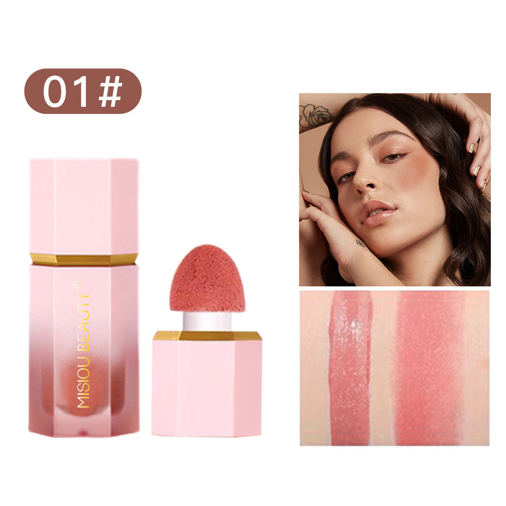 Liquid Blush Stick | Waterproof Long-Lasting Rosy Plumping | Natural Contouring Brightening Makeup