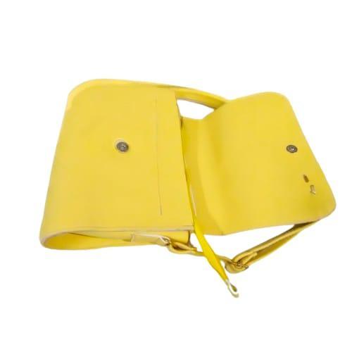 Women's PU Leather Shoulder Bag | Plain Design 8.5x8.5" | Adjustable Strap Zip Closure | 2 Pockets