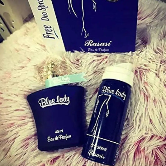 Combo Pack – Blue Lady Perfume & Deo Spray for Women (40ml Perfume + 50ml Body Spray) h1