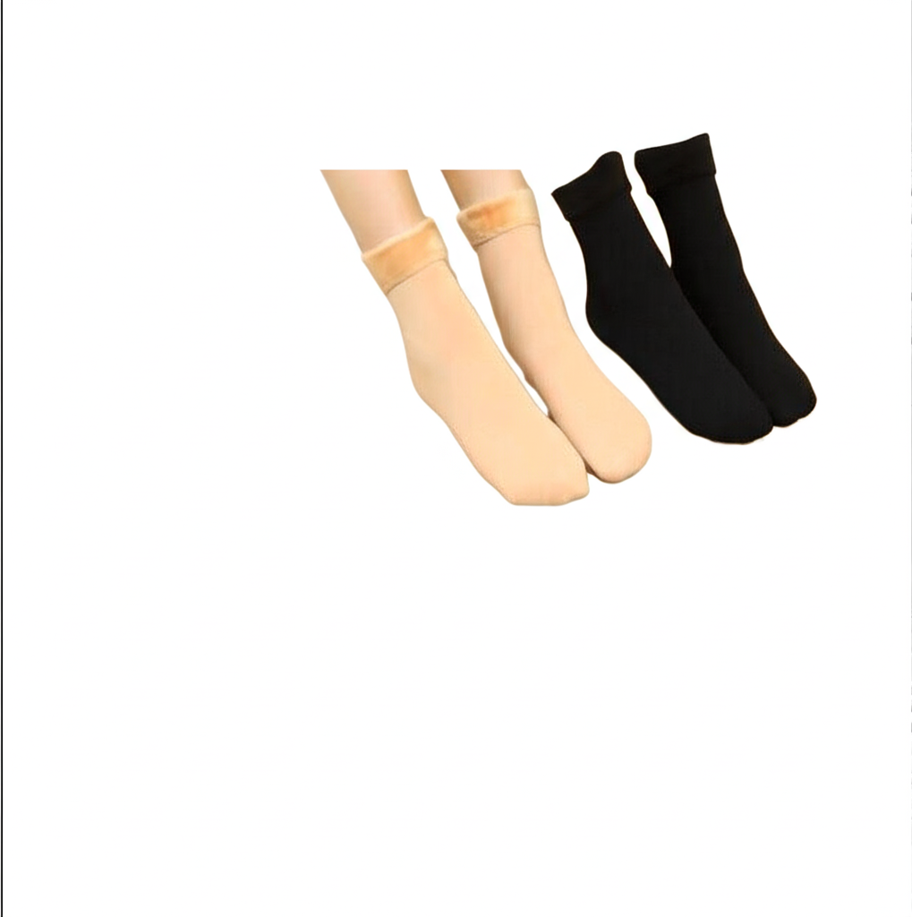Women’s Woolen Quarter Socks – Pack of 2 | Soft & Warm Winter Wear, Comfortable Daily Use (Black) h1