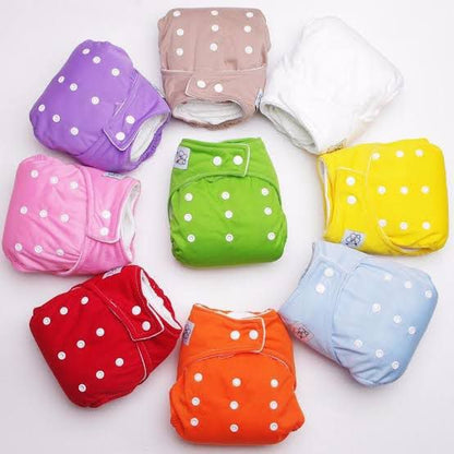 Baby Washable Reusable Diaper – Adjustable, Flexible & Eco-Friendly Training Pamper | Soft, Absorbent Cloth Diaper (Random Color) h1