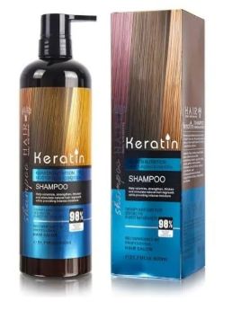 Blue Keratin Shampoo Nutrition Moisturizing And Smooth Shampoo