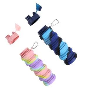 Silicone Folding Water Cup Outdoor Portable Water Bottle