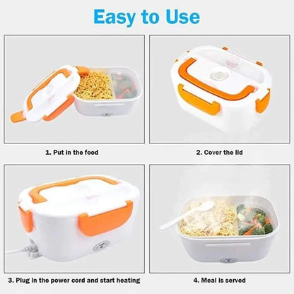 Portable Electric Lunch Box Tiffin Box Electronic Heating Lunch Box