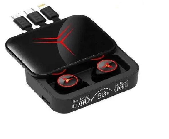 Wireless Earbuds With 3 Cables LED