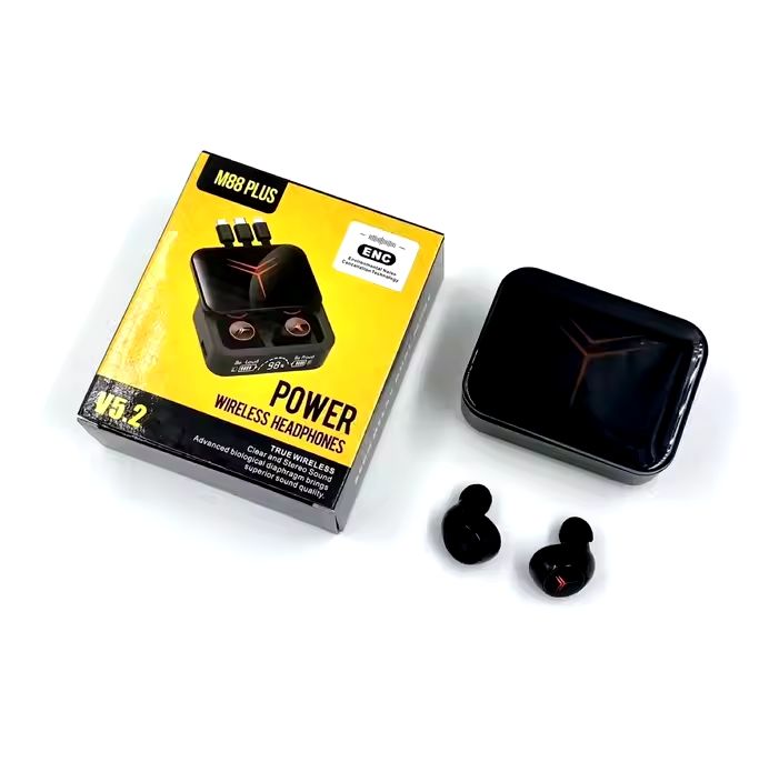 Wireless Earbuds With 3 Cables LED