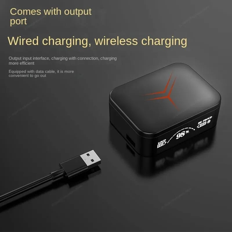 Wireless Earbuds With 3 Cables LED