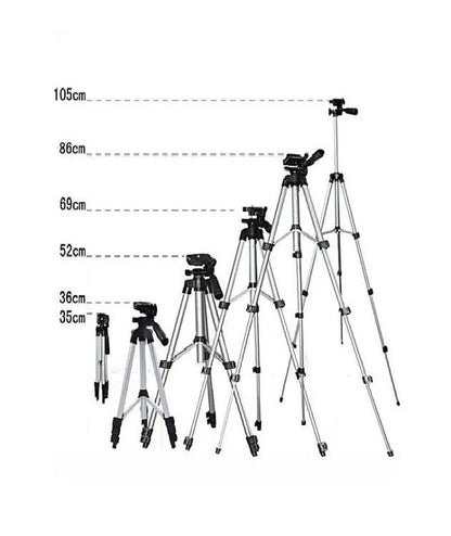 Professional Tripod Stand Maximum 42 inch Height For Camera Dslr