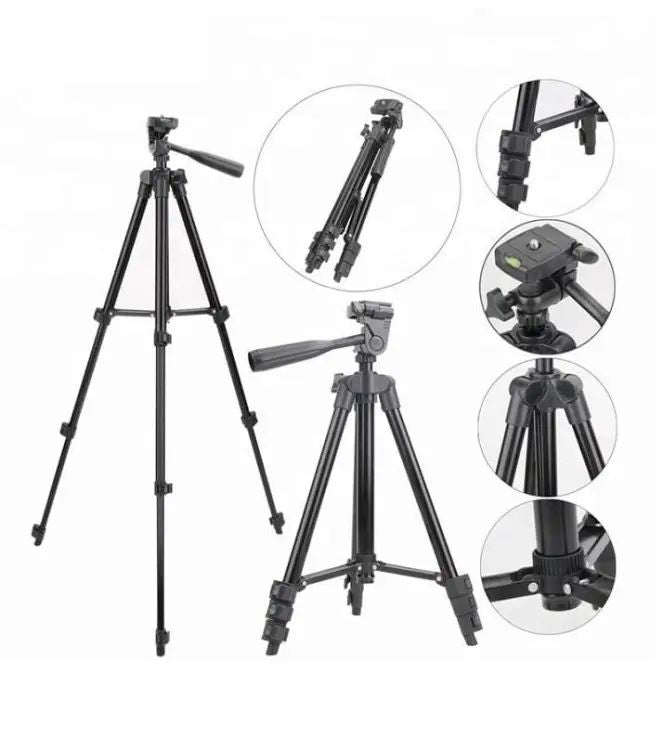 Professional Tripod Stand Maximum 42 inch Height For Camera Dslr