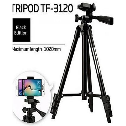 Professional Tripod Stand Maximum 42 inch Height For Camera Dslr