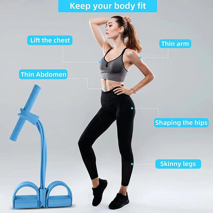 Pedal Resistance Band Latex Bodybuilding