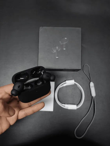 Apple Airpods Pro 2 Black TypeC Buzzer+Volume+Dorri Wireless Charging