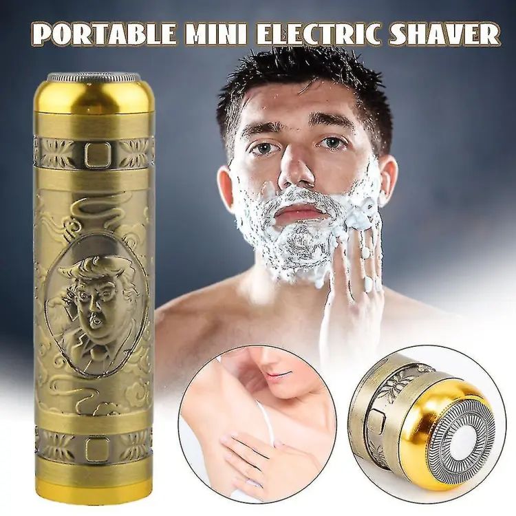 Metal Body Trimmer Portable Mens Electric Shaver Beard Trimmer