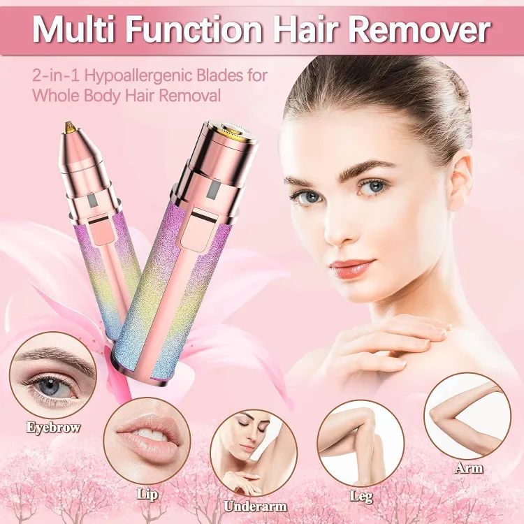 2in1 Electric Eyebrow Trimmer and Shaver Rechargeable