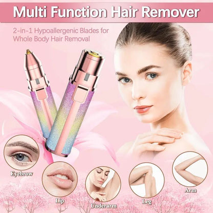 2in1 Electric Eyebrow Trimmer and Shaver Rechargeable