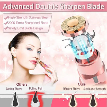 2in1 Electric Eyebrow Trimmer and Shaver Rechargeable