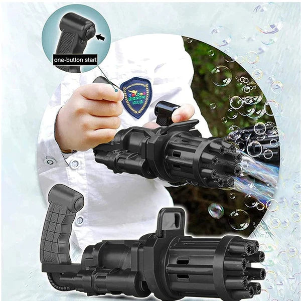 Automatic Bubble Gun For Kids | Water Gatling Play Gun for Boys & Girls (Random color)