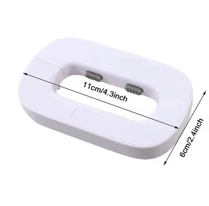 Child Safety Drawer Lock 2 Pack | Baby Proofing Cabinet Locks | White ABS Plastic Security Latches