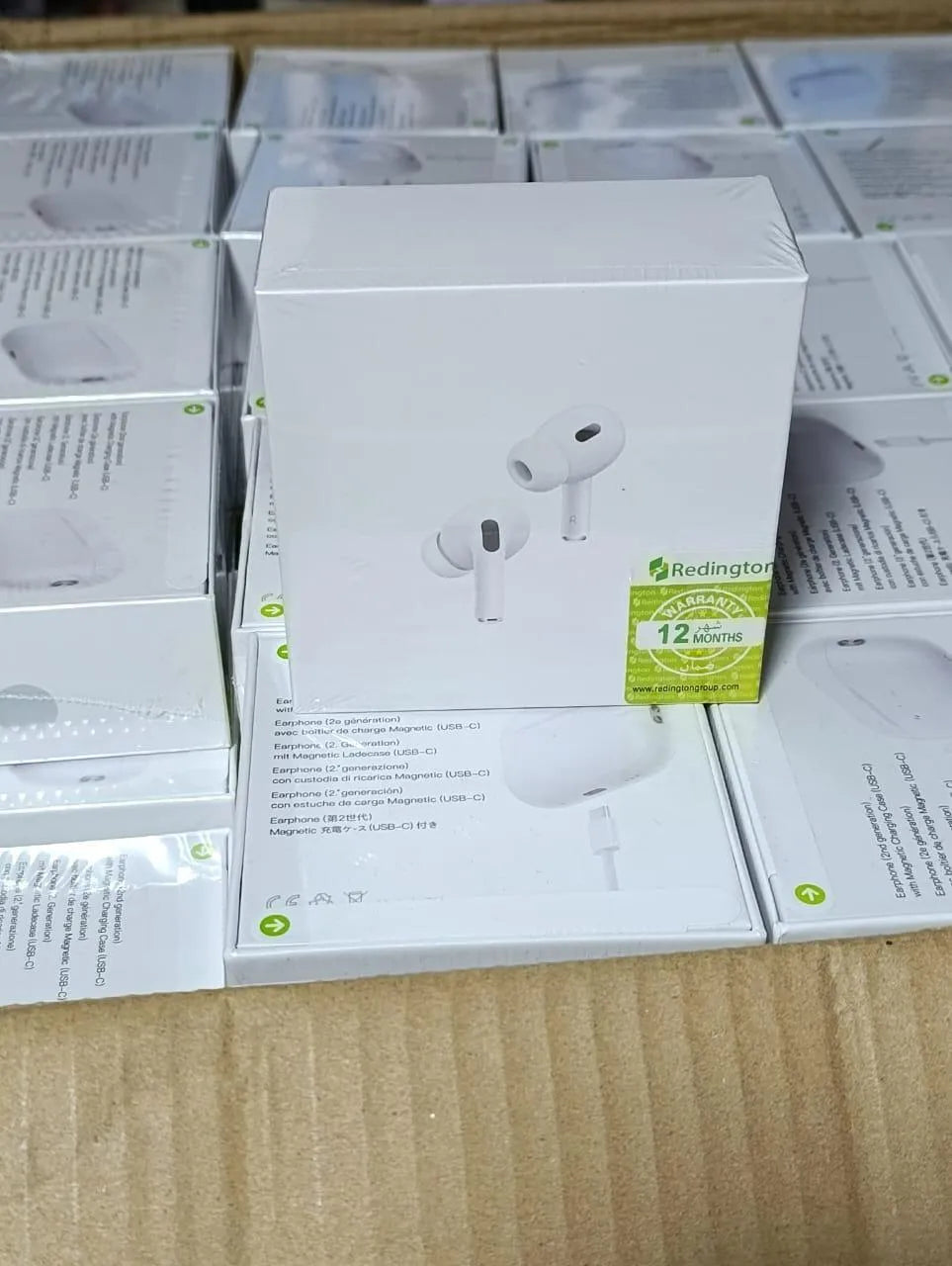 AirPods Pro 2nd Generation White | Bluetooth 5.3 Wireless Earbuds | Noise Cancelling With Buzzer | 500mAh Battery