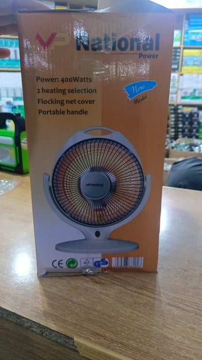 Portable Electric Heater 400W | White Room Heater | 220V Mini Space Heater for Bedroom Office