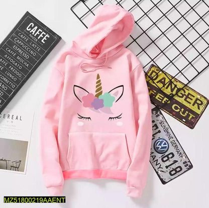 Women's Fleece Printed Hoodie 2-Pack - Pink & White Set