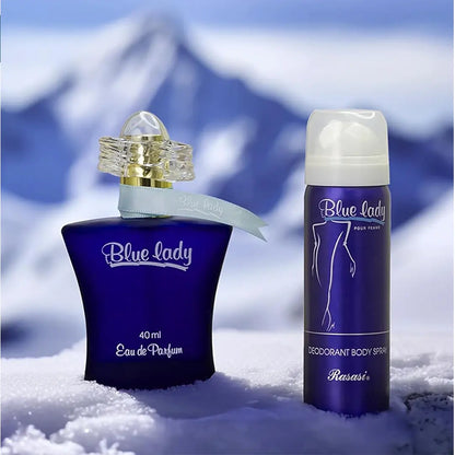 Combo Pack – Blue Lady Perfume & Deo Spray for Women (40ml Perfume + 50ml Body Spray) h1