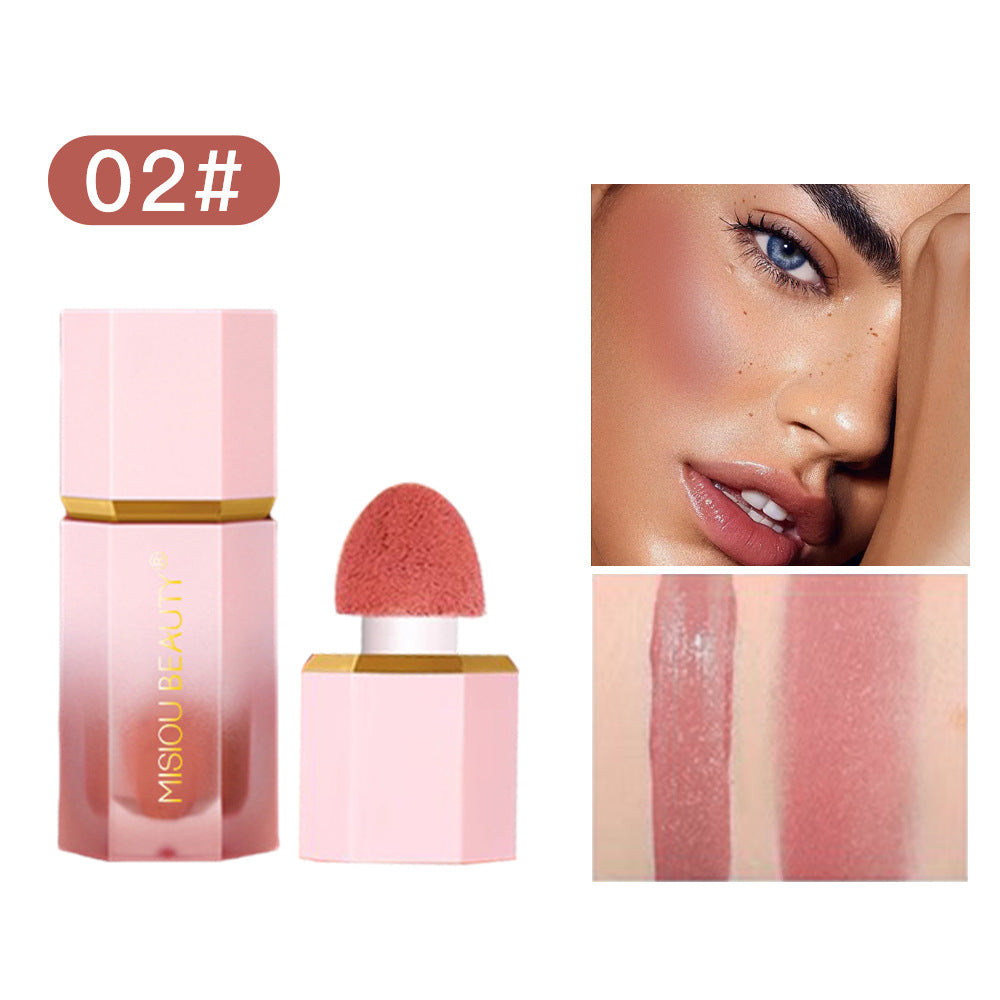 Liquid Blush Stick | Waterproof Long-Lasting Rosy Plumping | Natural Contouring Brightening Makeup