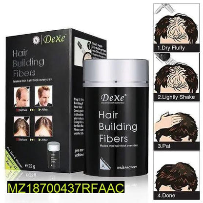 Hair Building Fibers 22g | Dexe Instant Volume for Men & Women | Natural Fuller Hair in Seconds