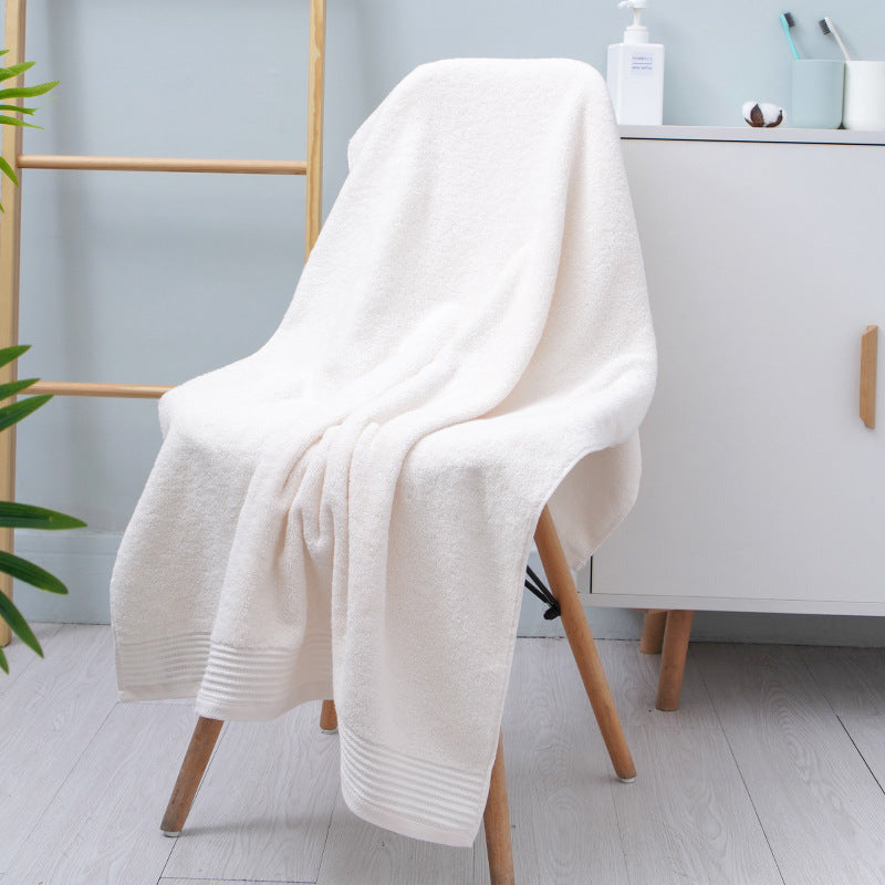 Pure Cotton Bath Towel 70x140cm | Extra Large Thickened Super Soft | Highly Absorbent Adult Towel