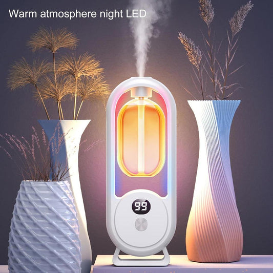 Air Humidifier White | ABS Plastic Cool Mist Diffuser | Room Humidifier for Bedroom Home Office