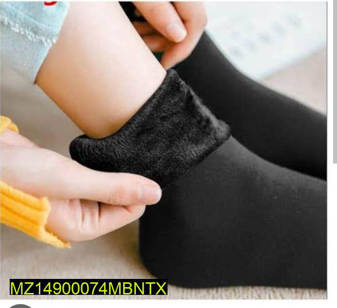 Women's Woolen Quarter Socks Pack of 2 | Soft Warm Winter Socks | Black & Skin Colors | Flexible Size