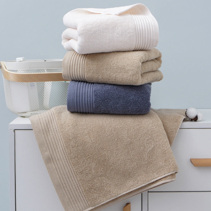 Pure Cotton Bath Towel 70x140cm | Extra Large Thickened Super Soft | Highly Absorbent Adult Towel
