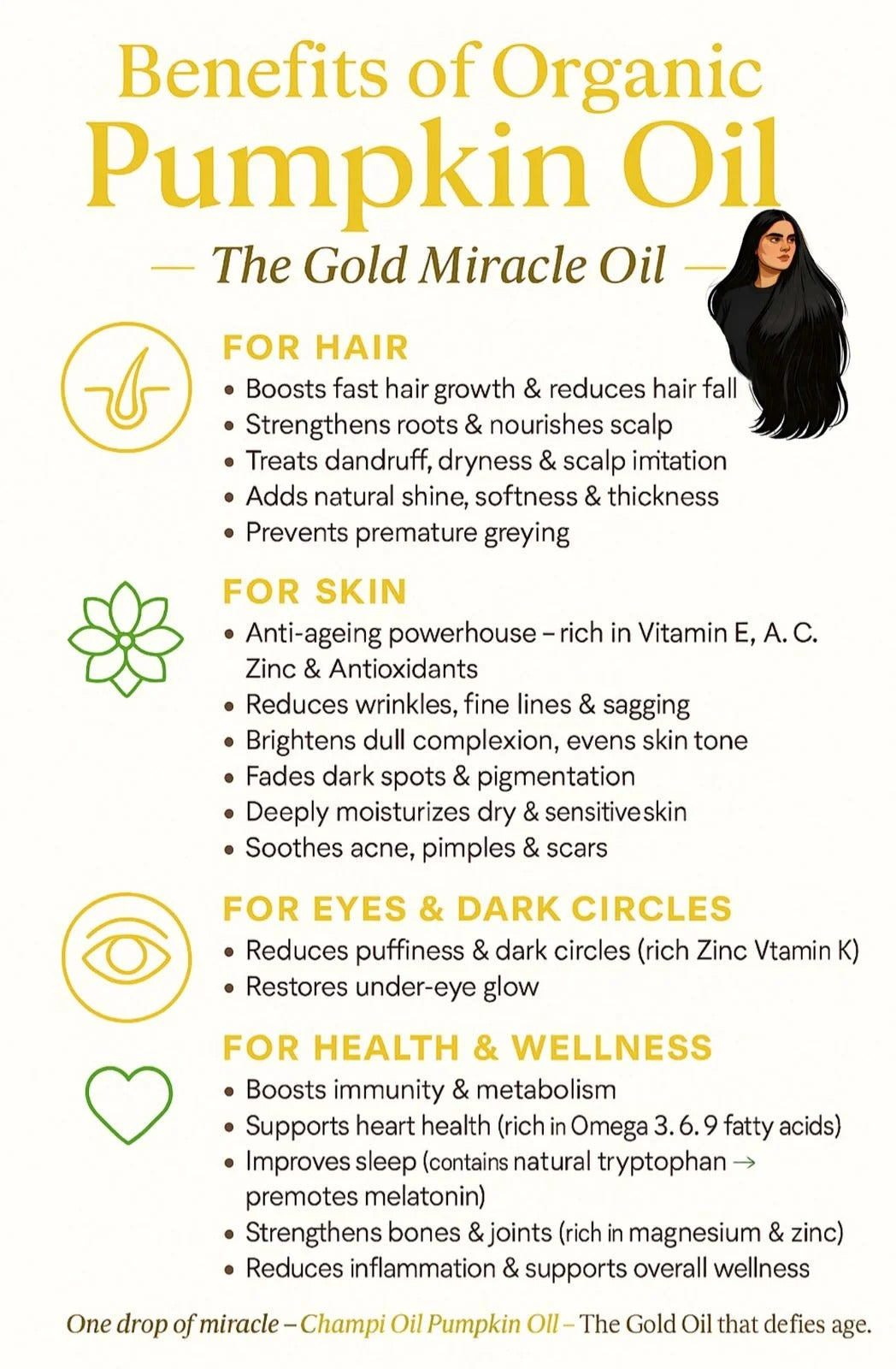 Organic Pumpkin Seed Oil – 100% Pure Cold-Pressed Oil for Hair, Skin & Heart Health (Vitamin-Rich) h1