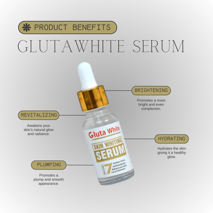Gluta White Face Glowing Serum – Glutathione-Based Brightening, Hydration & Antioxidant Protection (30 ml) h1