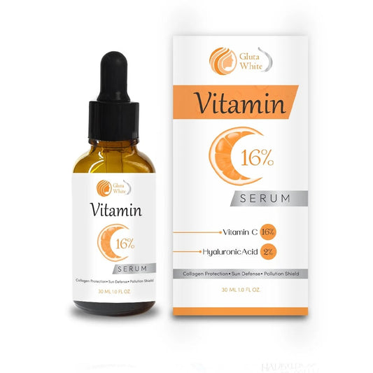 Vitamin C Serum for Face – Gluta White 16% Vitamin C | Brightening & Dark Spot Removal Serum – 30 ml h1